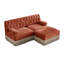 Canapé modulaire en L Chesterfield-447714862