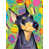 Doberman (noir et mauve) sélectionné