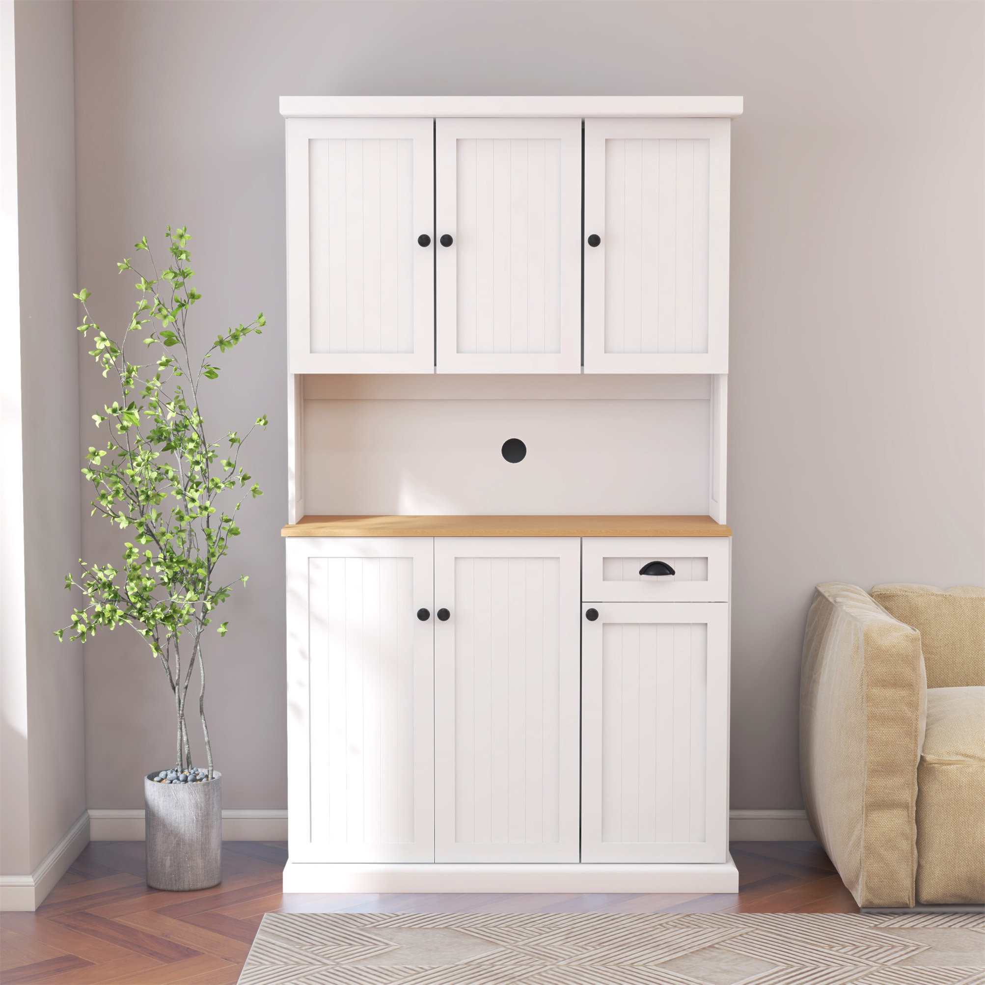 Ebern Designs Versatile Freestanding Kitchen With Advanced