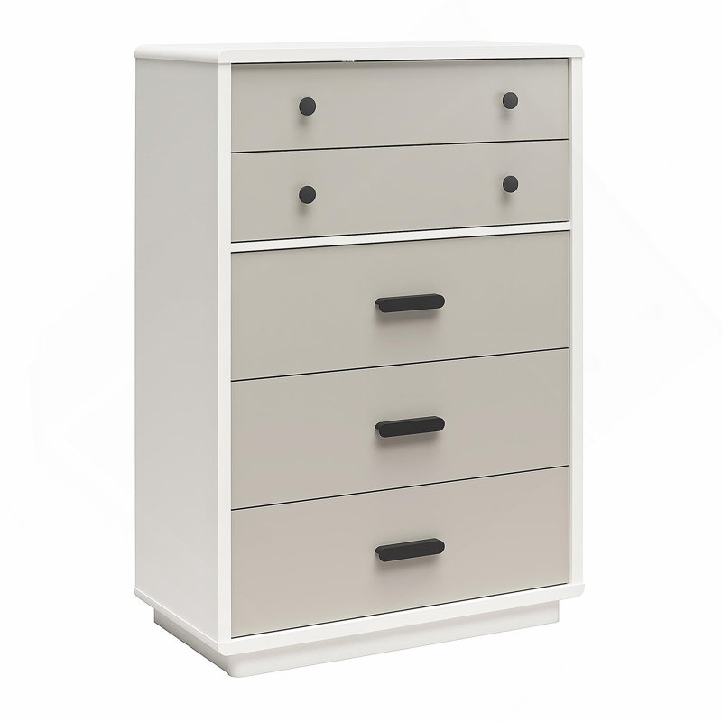 Commode 5 tiroirs pour chambre à coucher