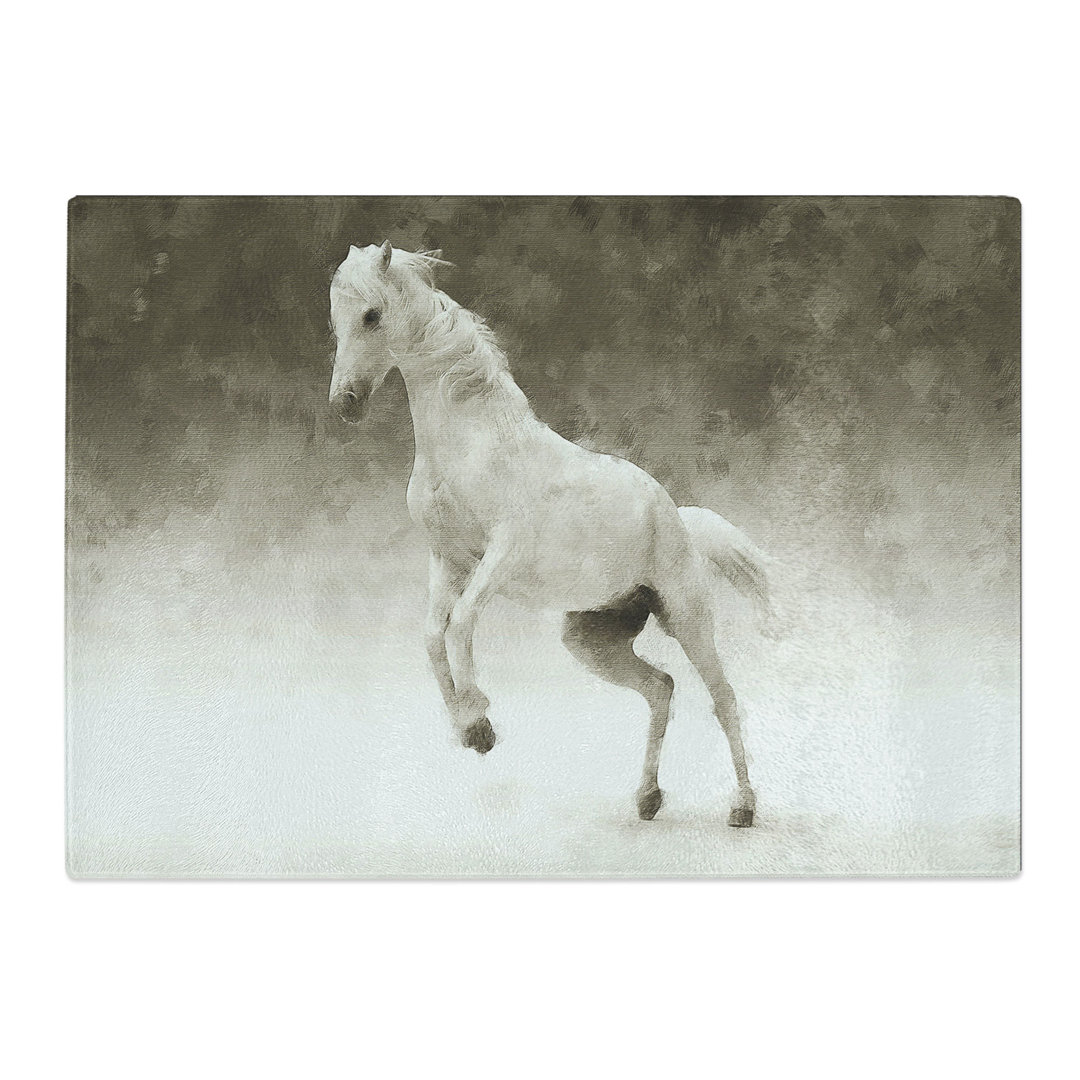 White Horse Vol.1 Painting Chopping Board