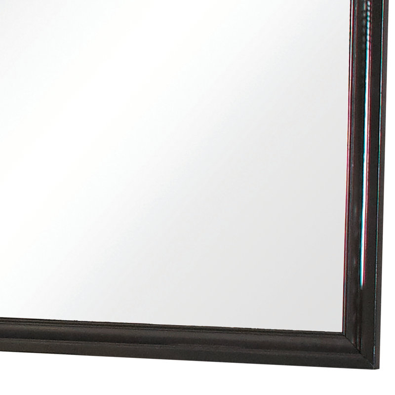 Miroir pour commode Berky, Noir