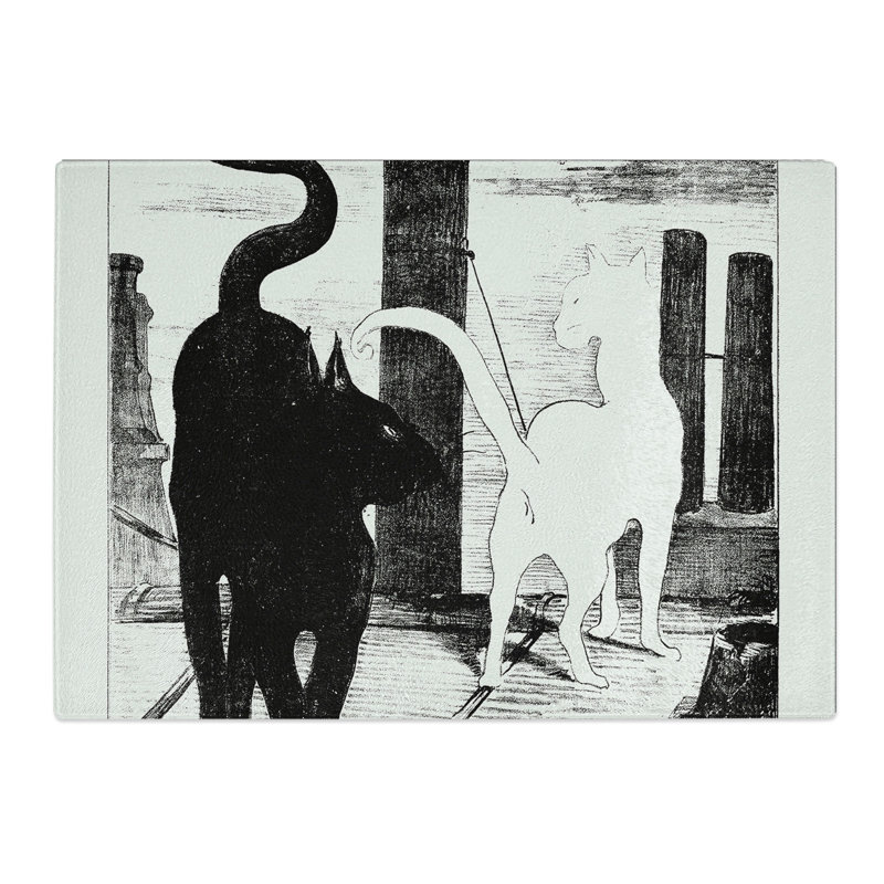 The Cats Rendezvous Vol.2 by Edouard Manet Chopping Board, 20cm W x 28.5cm L