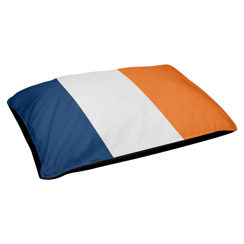 Oreiller Houston Houston, Moyen (L 30 po x l 40 po), Marine / gris / orange