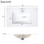 Armoire de salle de bain blanche 30 po, lavabo simple avec lavabo en céramique, bois massif +, 2 portes et 1 tiroir, meuble-lavabo avec rangement fonctionnel, cadre, fermeture en douceur pour une atmosphère tranquille