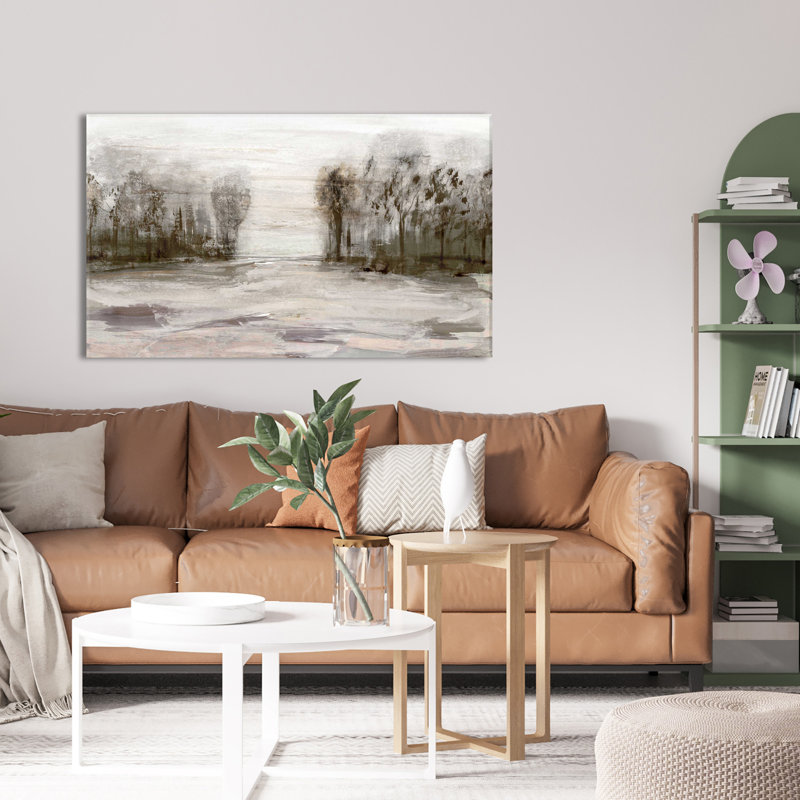 Près du mont Graham - Peinture, L 30 po x H 18 po, Toile tendue