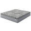 Matelas simple en mousse viscoélastique gélifiée rafraîchissant 10 pouces, relief, faible transfert de mouvement, eau, fonctionne avec base réglable, composition du matelas à ressorts gris et blanc-1626315060