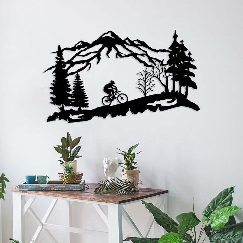 Handmade Rustic Landscape & Nature Wall Decor on Metal