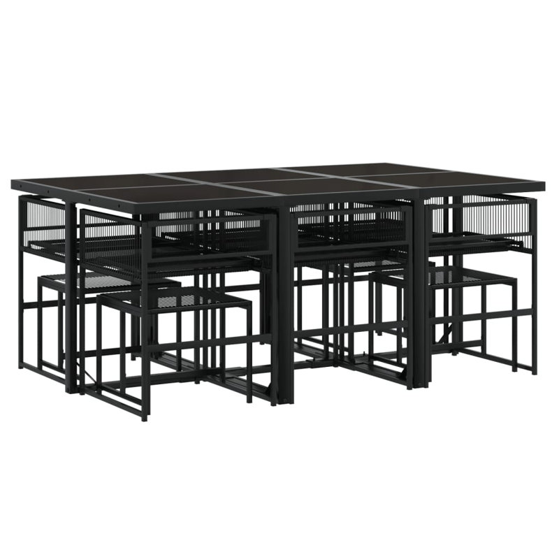 Gehlbach 10 - Person Wicker Patio Dining Set with Rectangular Table