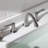 Widespread 2-handle Bathroom Faucet with Drain Assembly-46773496