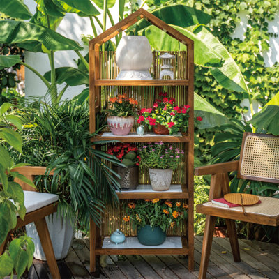 Tablette de jardin en teck Garden