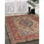 Tapis brun à motif oriental-1432139775