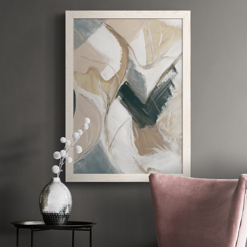 «Desirey Marble Lines II», reproduction d'un seul cadre photo sur toile, Blanc, H 37,5 po x l 27,5 po x P 1 po