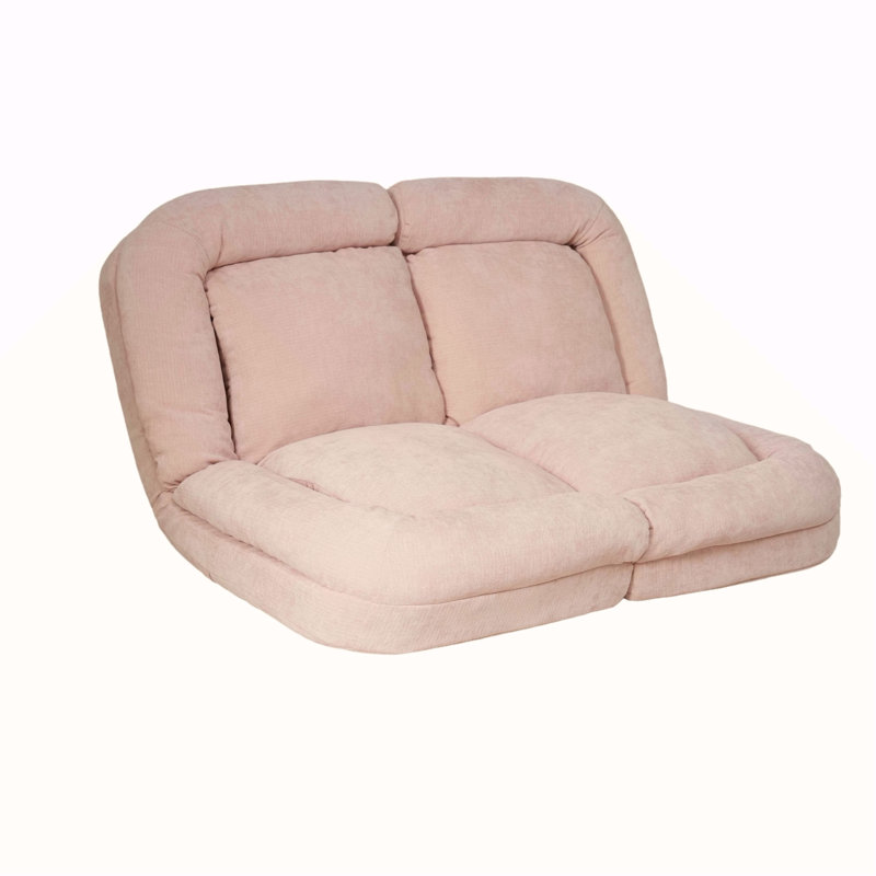 Canapé-lit convertible simple escamotable, réglable pour de multiples postures de détente, parfait pour les petits espaces et polyvalent