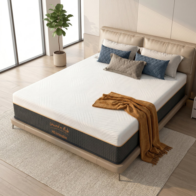 10 Inch Hybrid Mattress, Full, 10"