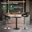 Tabouret de bar rotatif à hauteur ajustable Anastacio-587447634-649147849