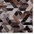 Jahmaal Patchwork Faux Cowhide Brown Printed Area Rug-118069350