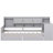 Gray Full Size Daybed With Designed Storage, Versatile Study Desk And Stable Frame Featuring Abundant Adjustable Built-In Bookshelf, Ideal For Small Guest Space-1115058064
