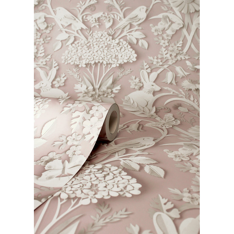 Papier peint Fae Woodland, Rose