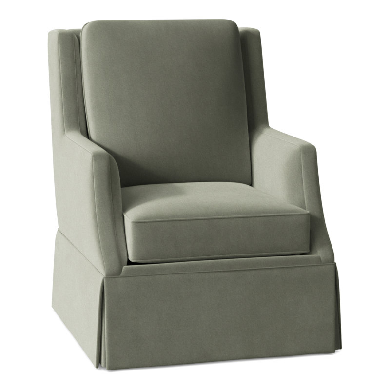 Savannah Skirted Swivel Glider, 9953 Willow