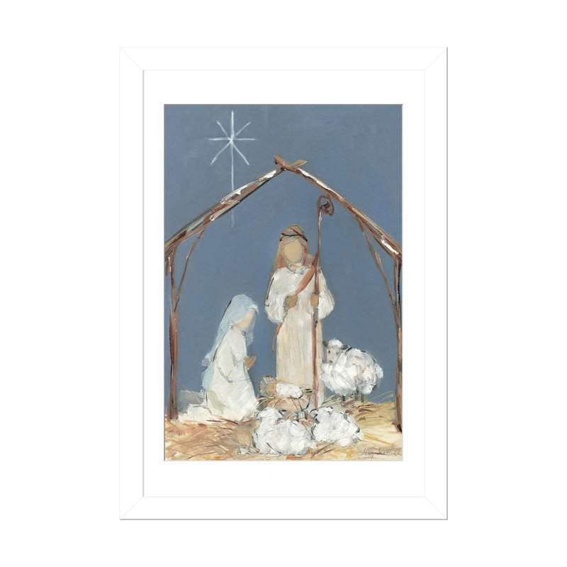 Twilight Nat Natic Prayer - reproduction d'art murale - papier d'art encadré, H 32 po x l 24 po, Blanc