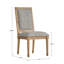 Chaise d'appoint rembourrée en lin Hildemar H 20,5 po-1045410045-1001641241