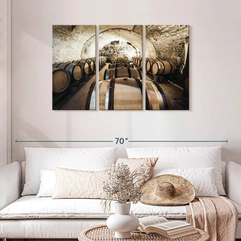 Yarlin Ancient Wine Cellar, 28" H x 45" W
