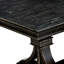 Cet ensemble de salle à manger moderne 7 pièces comprend une table de cuisine et 6 chaises de cuisine en polyester gris clair avec dossier capitonné à boutons - Finition sable-683403904-676044782