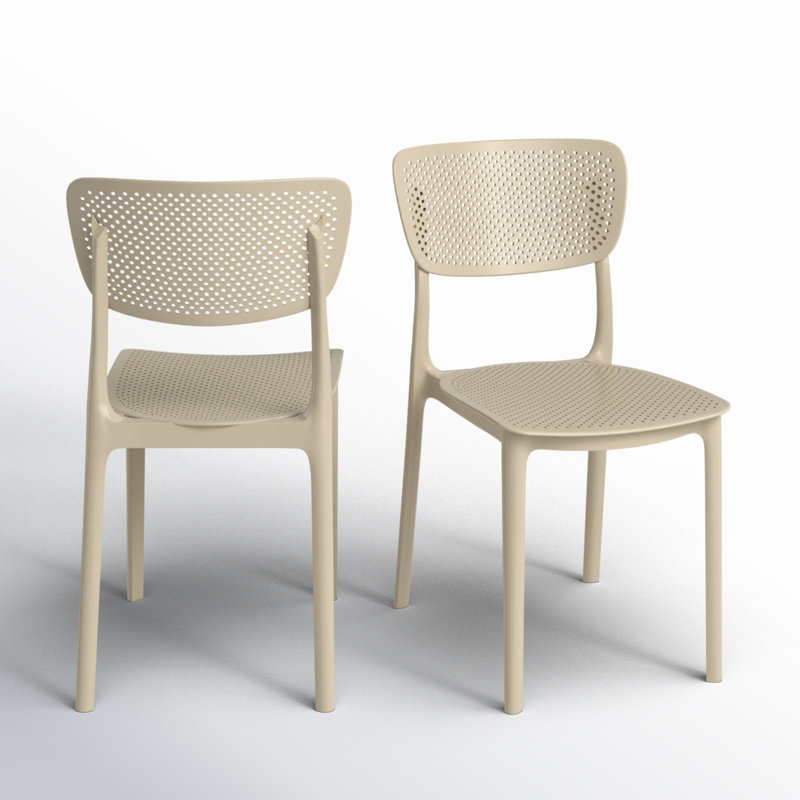 Chaise d'appoint de salle à manger Farrah, Taupe