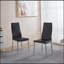 Ensemble de 4 chaises, siège noir-439176092-439176090
