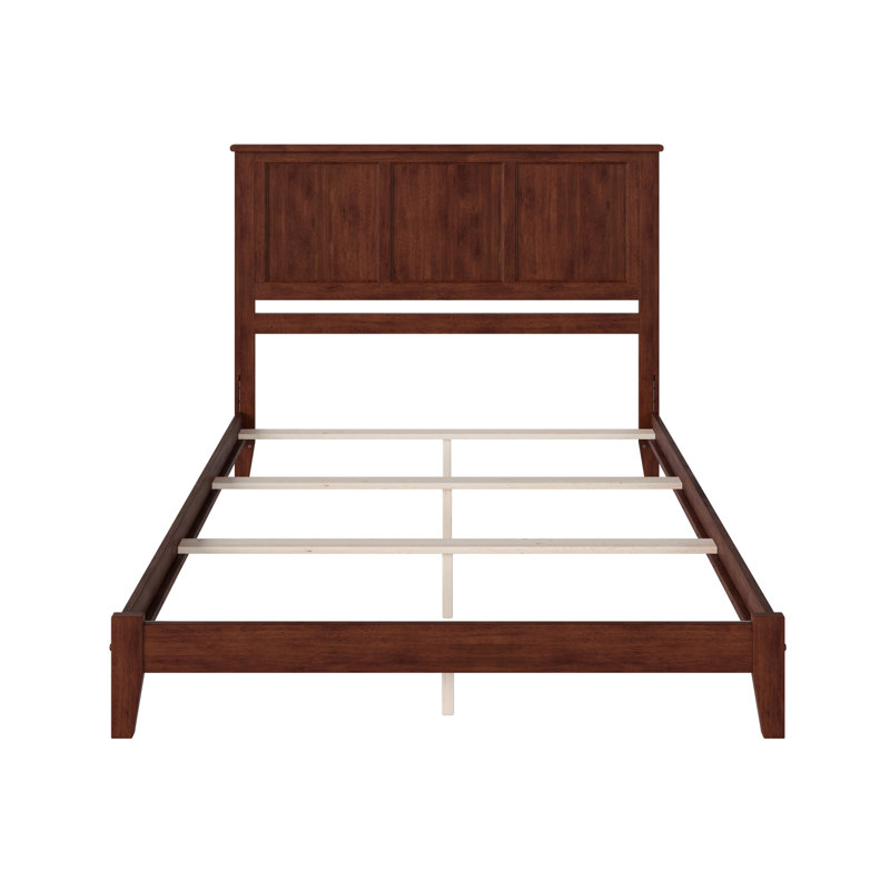 Troutville Solid Wood Standard Bed, King, Walnut