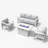 4 Piece Sofa Seating Group With Cushions-1130079993