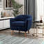 Chaise d'appoint Mid-Century moderne en chenille 1pc-636780130