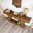 Wooden Farmhouse 2-Tier Sofa Entryway Table-492078776