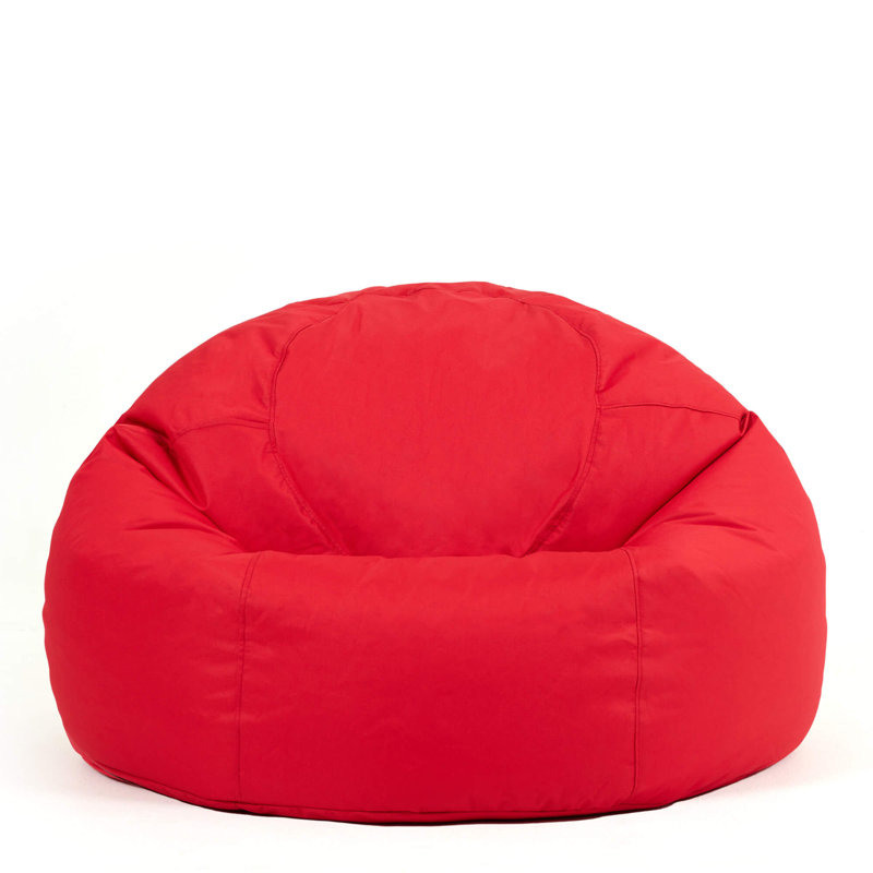 Bean Bag Bazaar Kingston Water-Resistant Classic Bean Bag, Red 