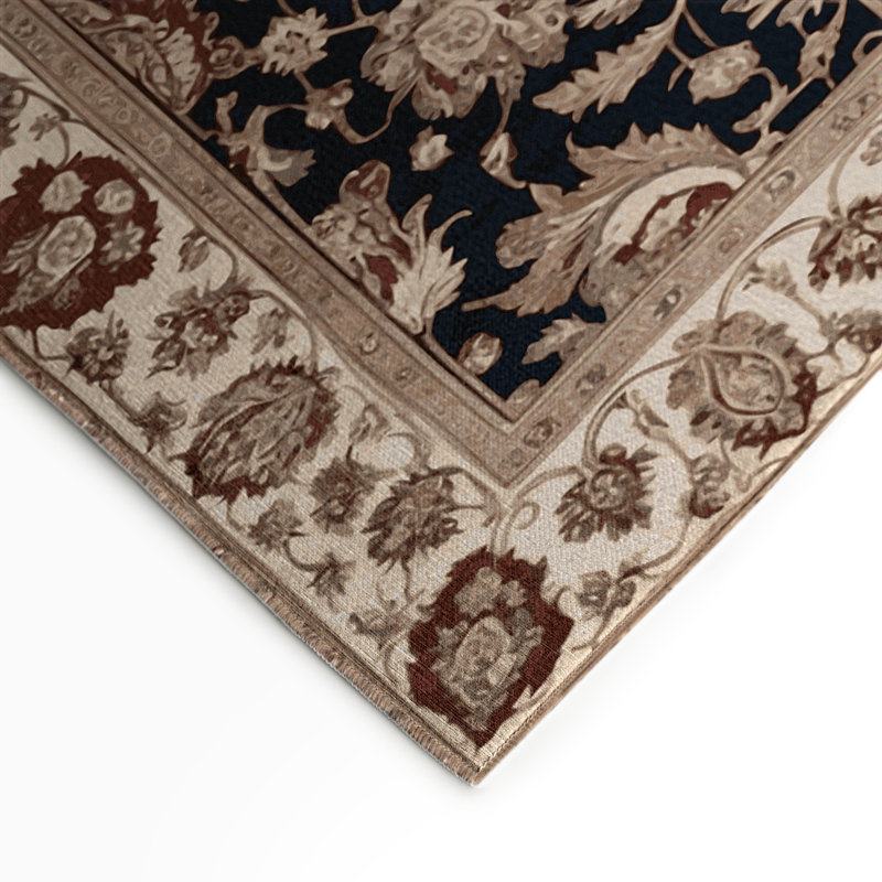 Turkish Brown Indoor and Outdoor Area Rug, Rectangle 9' x 12'