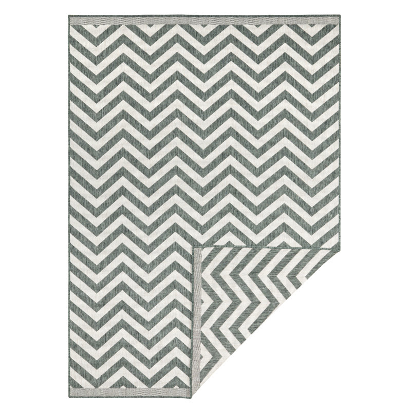 Palma flat-weave rug in green, Rectangle 200 x 290cm