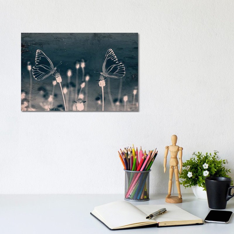 Butterfly Love by Kimberly Allen - Wrapped Canvas Print, 20.32 cm H x 30.48 cm W