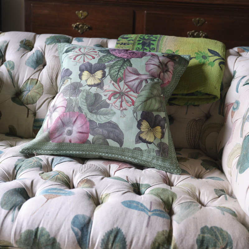 Botany Sage Decorative Pillow