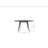 Holland White Outdoor Dining Table Aluminum and Steel Patio Table for Garden Terrace and Balcony Dining-163625900