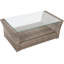 4-Sitzer Lounge-Set Kayley aus Rattan mit Polster