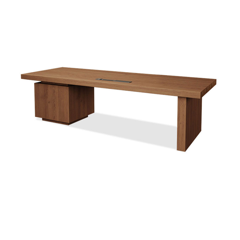 WD854832162996&Size Solid Wood Solid Wood Writing Desk, 29.53" H x 70.87" W x 31.5" D