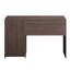 Bureau d'écriture avec 2 tiroirs de rangement, plateau de panneau de particules peint pour le bureau personnel