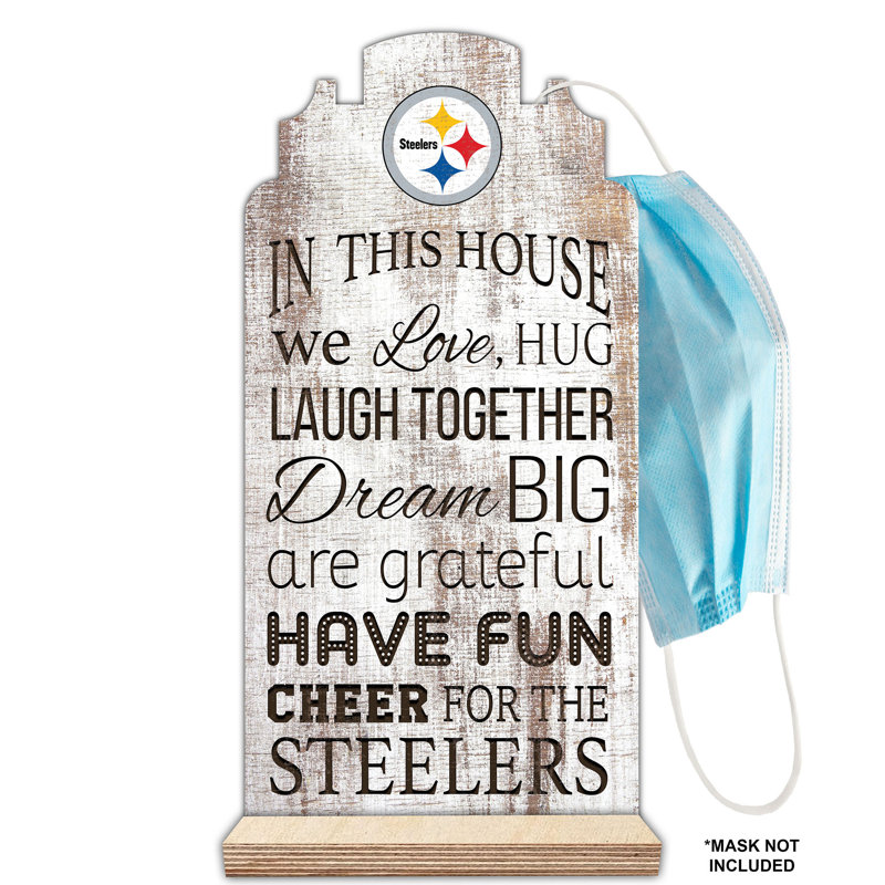 Freestanding 2 - Hook Coat Rack, Pittsburgh Steelers
