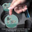 Ensemble de 2 sous-verres en pierre Floral Be Kind