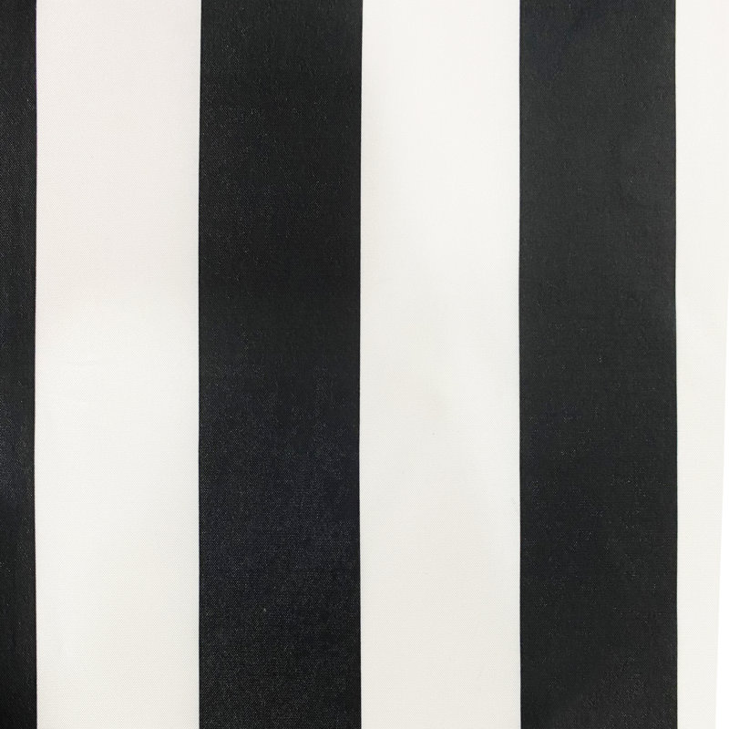 Paire de rideaux semi-transparents avec œillets Bellver Seascapes, Noir, l 50 po x L 96 po