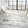 Modern Abstract Performance Ivory/Gray Area Rug