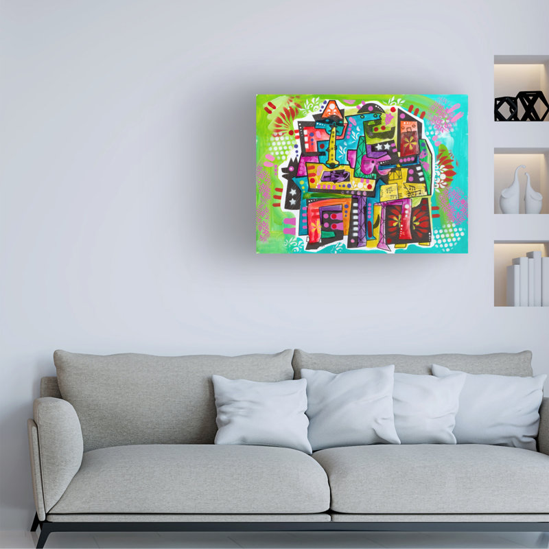 Œuvre d'art sur toile, H 14 po x l 19 po