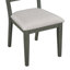 Ensemble de salle à manger 5 pièces à charme rustique avec 3 chaises rembourrées et banc incurvé-1019668169-1019668168