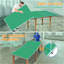Plateau de table de tennis de table pliable et portatif de taille moyenne 8 pieds vert pour jeux d'intérieur-120893805-120893802